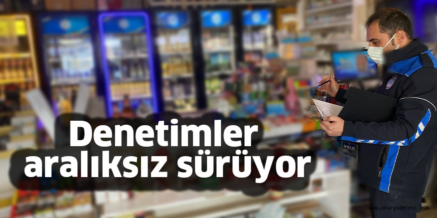 Denetimler aralıksız sürüyor