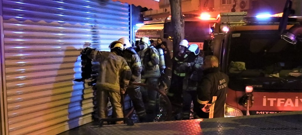 İş yerinde çıkan yangın söndürüldü