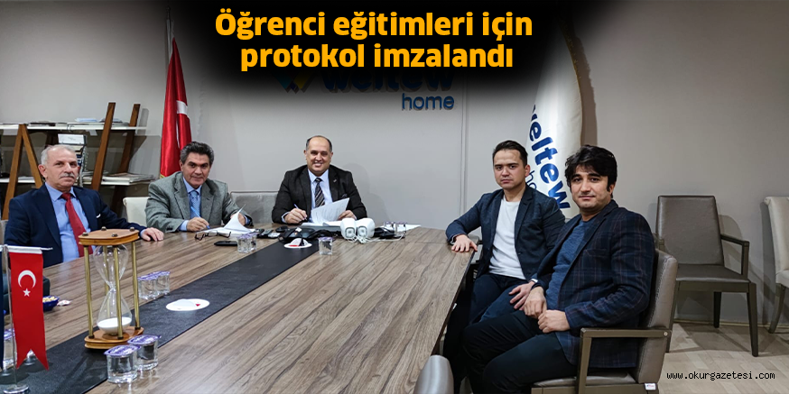 Öğrenci eğitimleri için protokol imzalandı