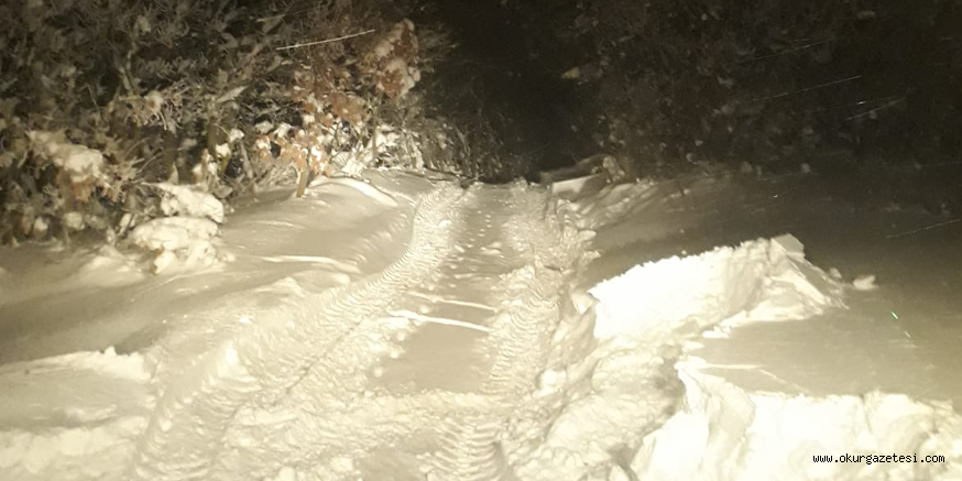 Bursa’da kar nedeniyle mahsur kalan 5 kişi kurtarıldı