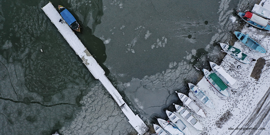 Bursa’nın karla kaplı “Küçük Venedik”i ziyaretçilerini ağırlıyor