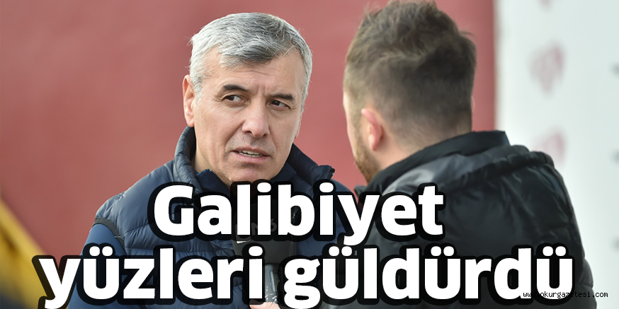 Galibiyet yüzleri güldürdü