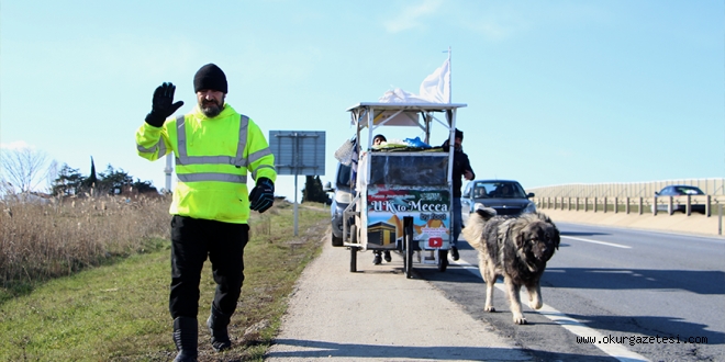 Hac için İngiltere’den yürüyerek yola çıkan Iraklı İstanbul’a ulaştı