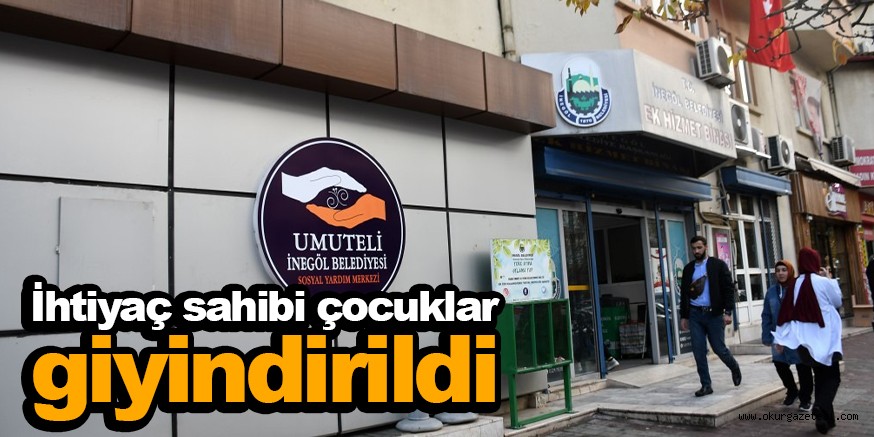 İhtiyaç sahibi çocuklar giyindirildi