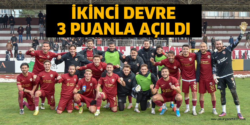 İKİNCİ DEVRE 3 PUANLA AÇILDI