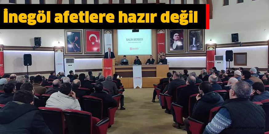 İnegöl afetlere hazır değil