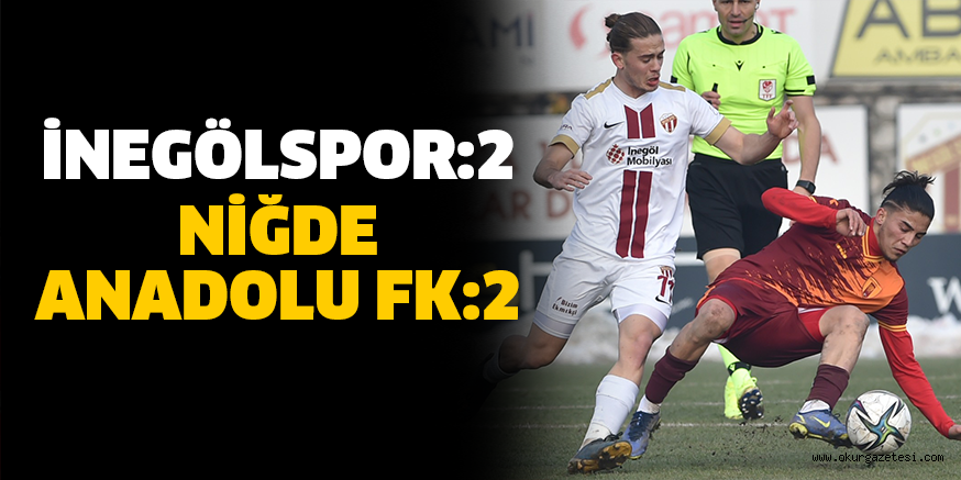 İNEGÖLSPOR:2 NİĞDE ANADOLU FK:2