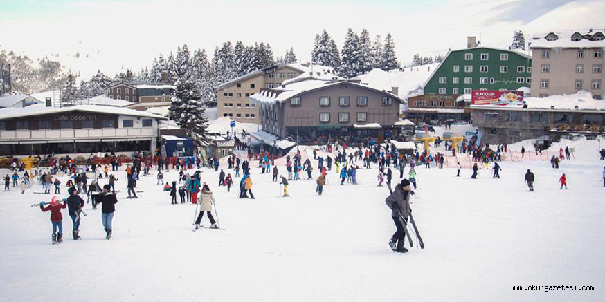 Uludağ’da kayak sezonu yarıyıl tatiliyle hareketlenecek