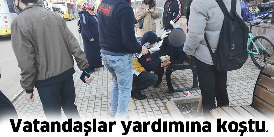 Vatandaşlar yardımına koştu