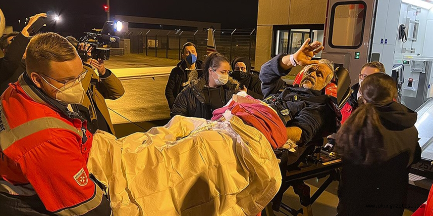 Almanya’da yeterli sağlık hizmeti alamayan Türk hasta Türkiye’ye nakledildi