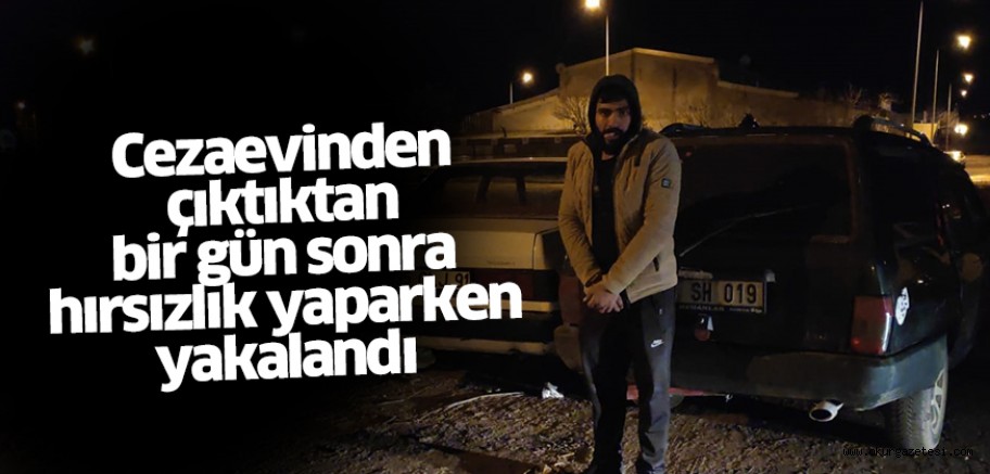 Cezaevinden çıktıktan bir gün sonra hırsızlık girişiminde bulunan kişi ile 2 arkadaşı gözaltına alındı