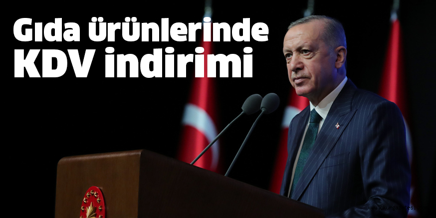 Gıda ürünlerinde KDV indirimi