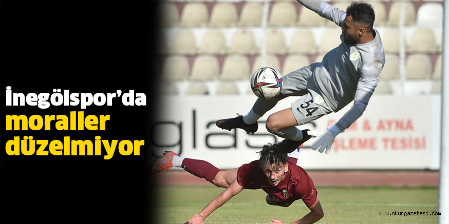 İnegölspor’da moraller düzelmiyor
