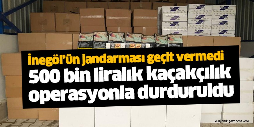 Jandarma’dan büyük vurgun