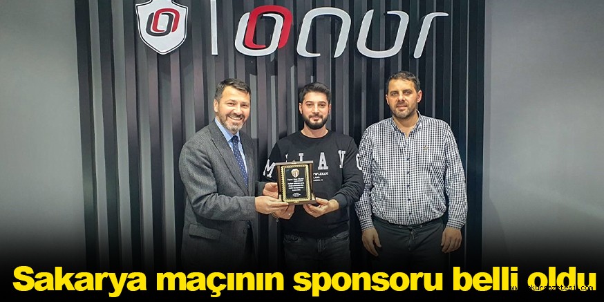Sakarya maçının sponsoru belli oldu