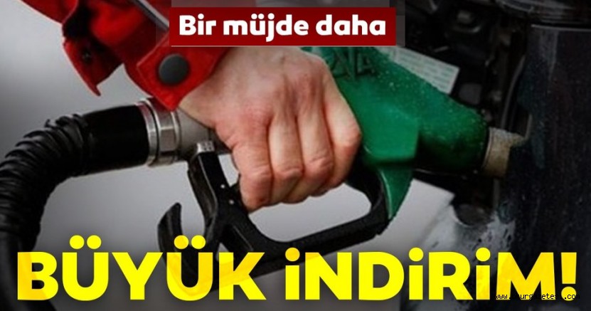 Akaryakıta büyük indirim