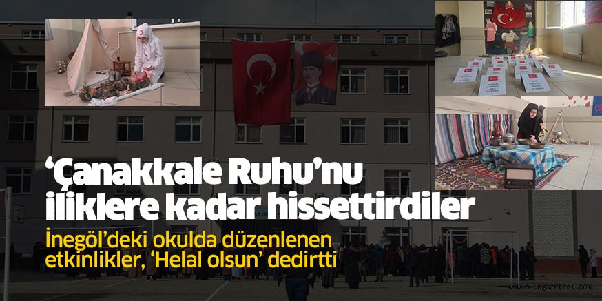 ‘Çanakkale Ruhu’nu iliklere kadar hissettiler