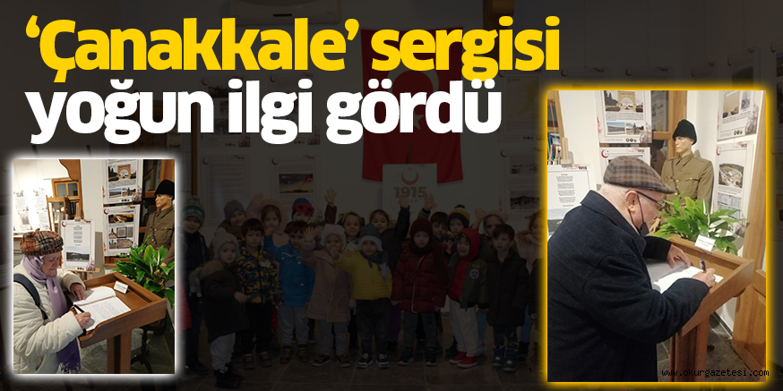 ‘Çanakkale’ sergisi yoğun ilgi gördü