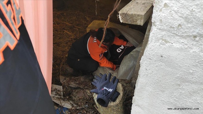 Edirne’de kaybolan yaşlı kadının soğuktan donan ellerini AFAD personeli nefesiyle ısıttı