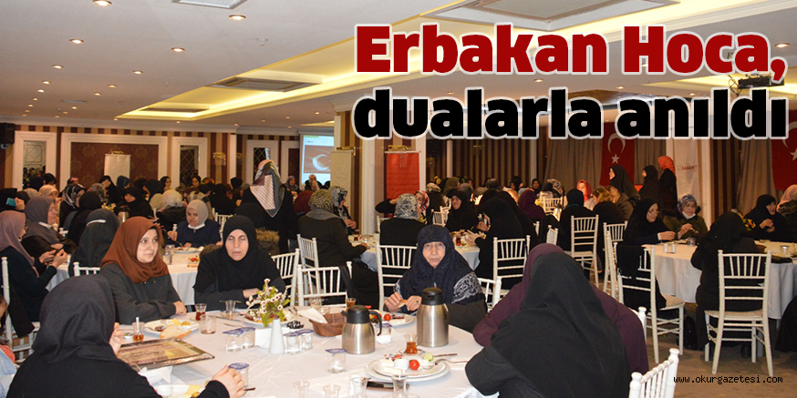 Erbakan Hoca, dualarla anıldı