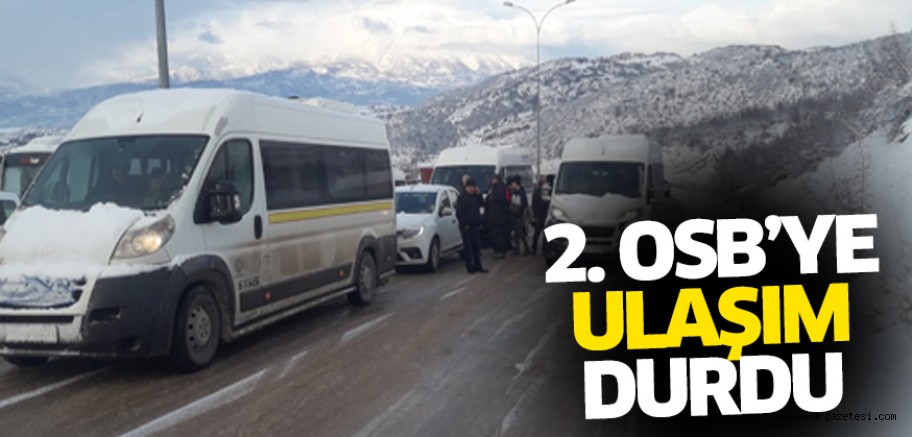 İnegöl 2. OSB’ye ulaşım yeniden açıldı