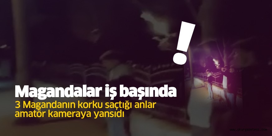 İnegöl’de magandalar iş başında