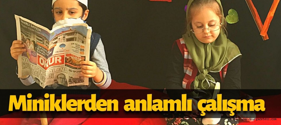 İshakpaşalı minikler  yaşlıları yaşayarak anladı