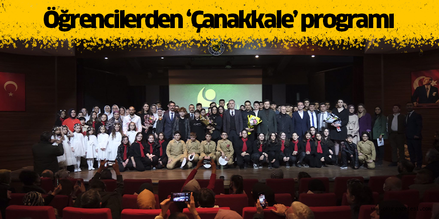 Öğrencilerden ‘Çanakkale’ programı