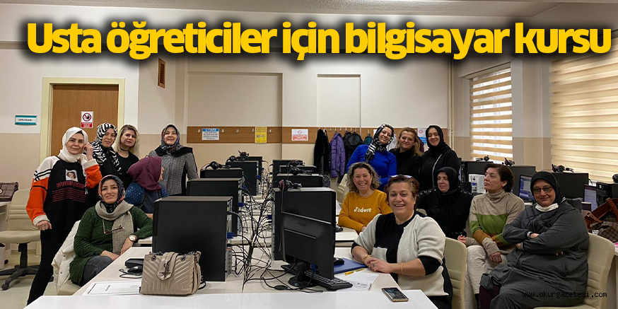 Usta öğreticiler için bilgisayar kursu