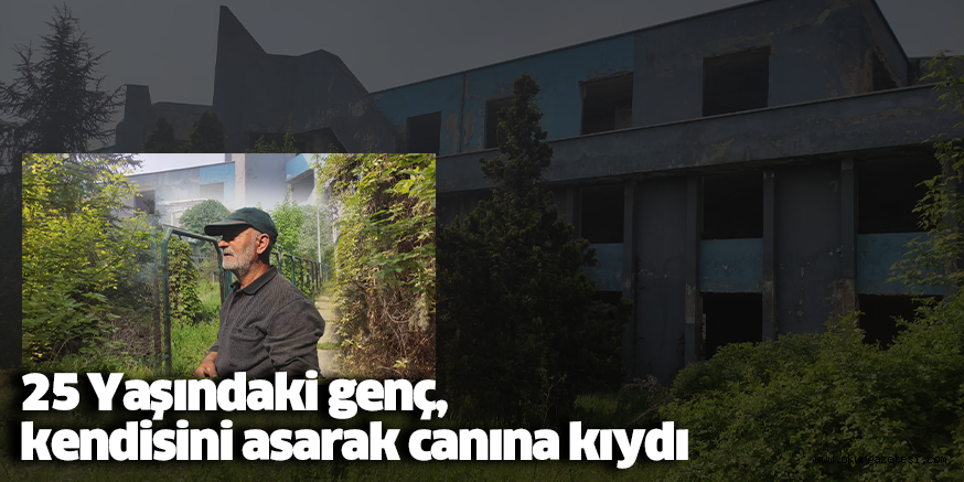 25 Yaşındaki genç, kendisini asarak canına kıydı
