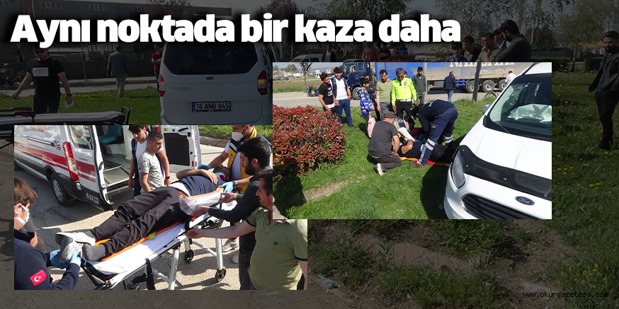 Aynı noktada bir kaza daha
