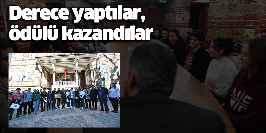 Derece yaptılar, ödülü kazandılar