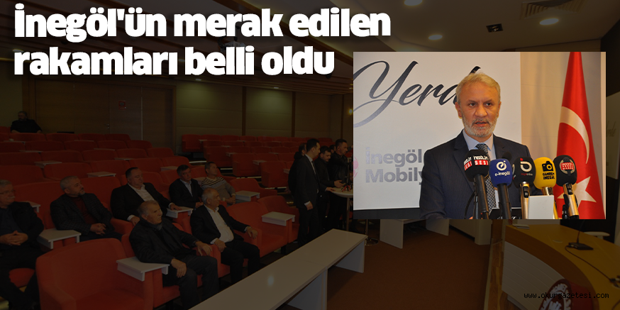 İnegöl’ün merak edilen rakamları belli oldu