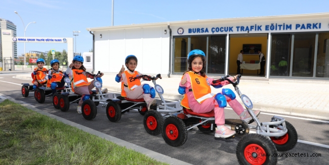 Bursa’da trafik kuralları artık çocuk oyuncağı