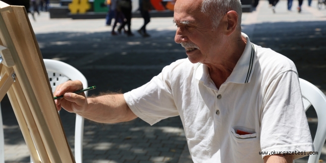 Bursalılar tuval başında