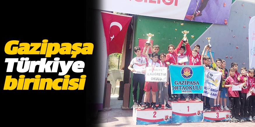 Gazipaşa Türkiye birincisi