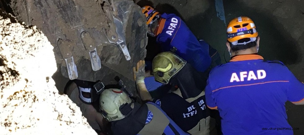 İnegöl’de göçük altında can pazarı