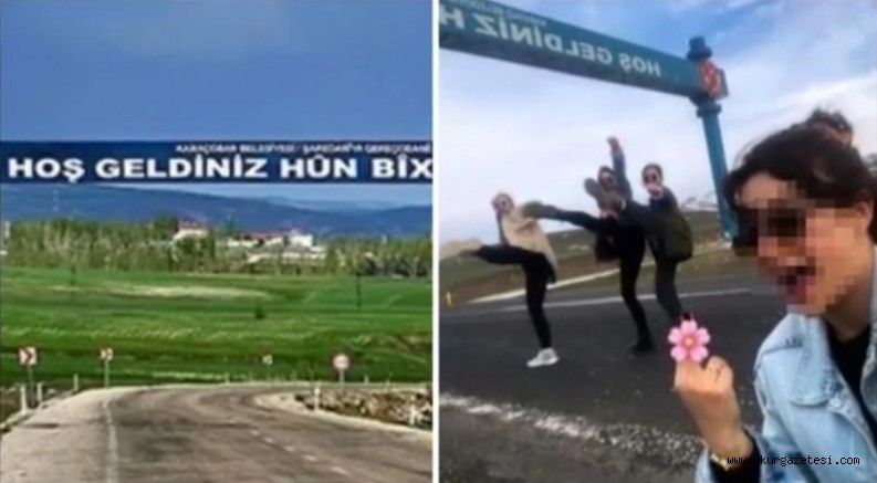 Kürtçe tabela önünde yaptıkları paylaşım nedeniyle tepki çeken 4 öğretmen açığa alındı