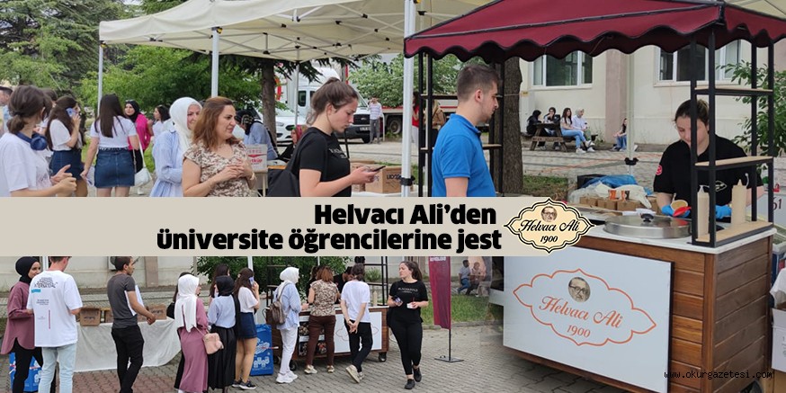 Helvacı Ali’den üniversite öğrencilerine jest