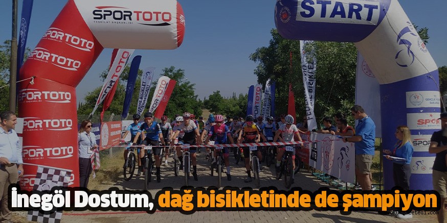 İnegöl Dostum, dağ bisikletinde de şampiyon