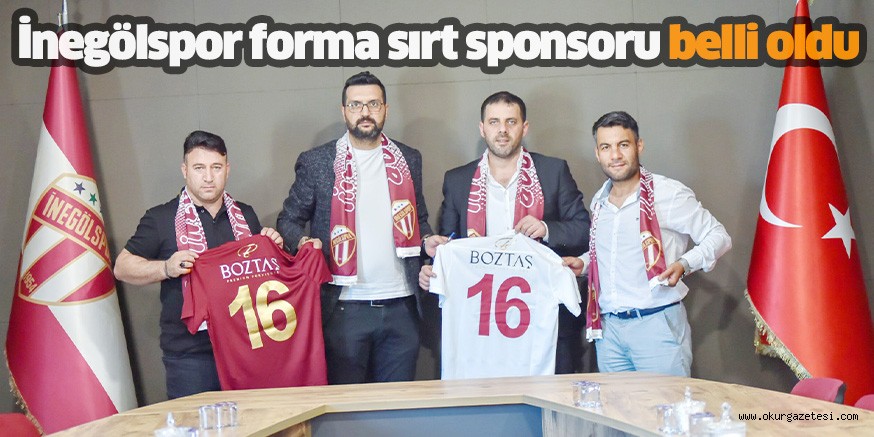 İnegölspor forma sırt sponsoru belli oldu