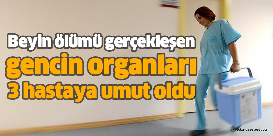 Beyin ölümü gerçekleşen gencin organları 3 hastaya umut oldu