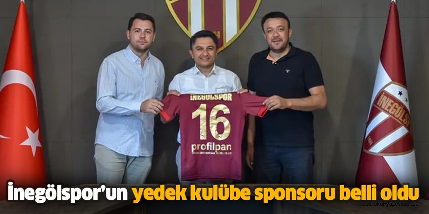 İnegölspor’un yedek kulübe sponsoru belli oldu