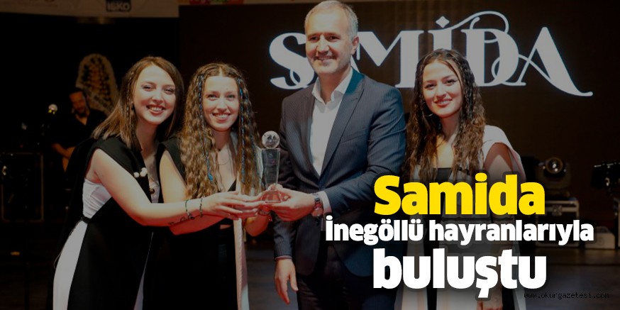 Samida İnegöllü hayranlarıyla buluştu