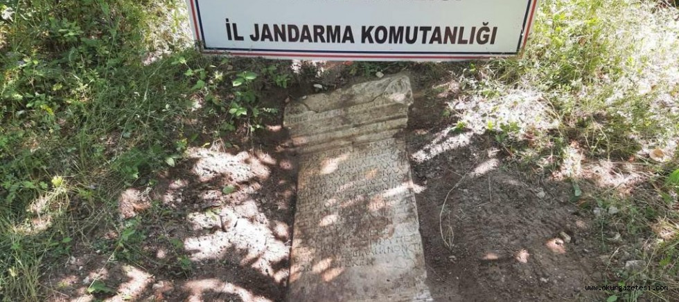 Tarihi eser operasyonunda 2 şüpheli yakalandı