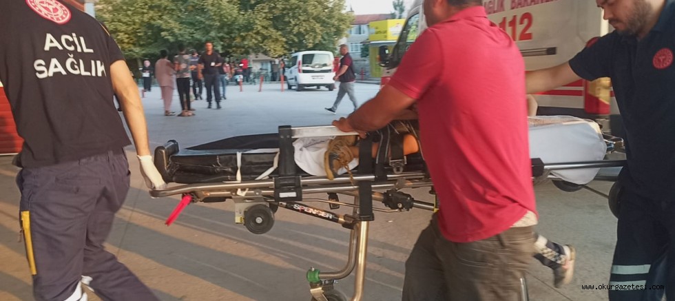 Çocuğa çarpıp kaçtı