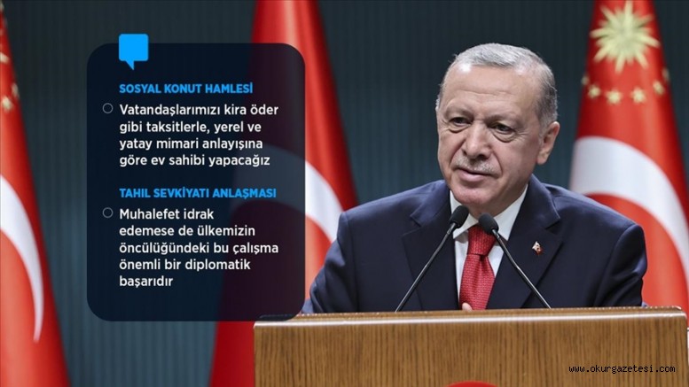 Cumhurbaşkanı Erdoğan: Cumhuriyet tarihinin en büyük sosyal konut hamlesini başlatıyoruz