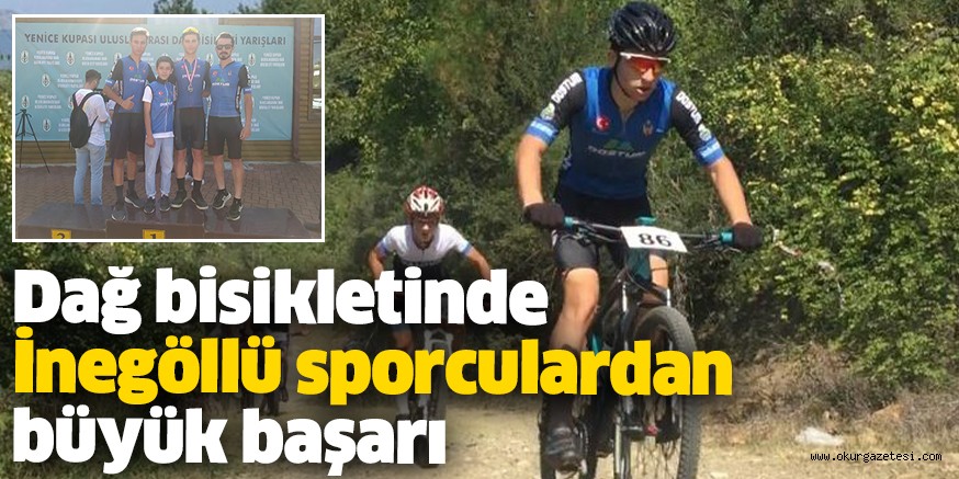 Dağ bisikletinde İnegöllü sporculardan büyük başarı