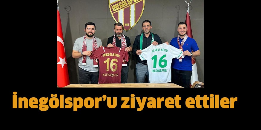 İnegölspor’u ziyaret ettiler
