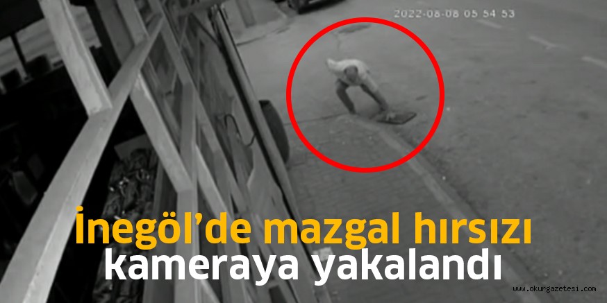 Mazgal hırsızı kamerada